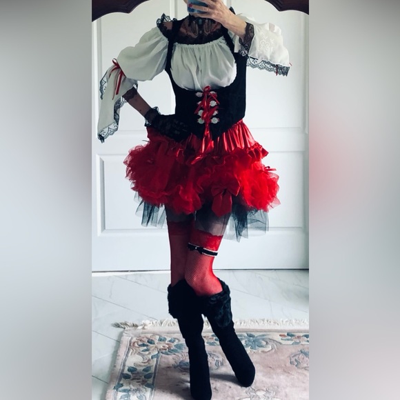 Peasant blouse, peasant top, 100% cotton, Embroidered handkerchief sleeve lace S - Picture 4 of 9